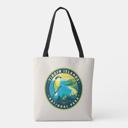 Nationaal Park Maagdeneilanden Tote Bag (Achterkant)
