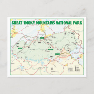 Nationaal Park Maart van het Grote Smoky Briefkaart