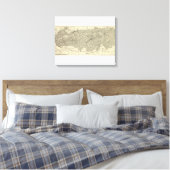 Nationaal Park Maart van het Grote Smoky Canvas Afdruk (Insitu (Slaapkamer))