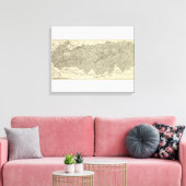 Nationaal Park Maart van het Grote Smoky Canvas Afdruk (Insitu (Woonkamer))
