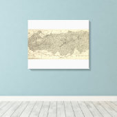 Nationaal Park Maart van het Grote Smoky Canvas Afdruk (Insitu (Houten vloer))