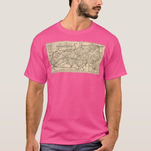 Nationaal Park Maart van het Grote Smoky-gebergte T-shirt (Voorkant)