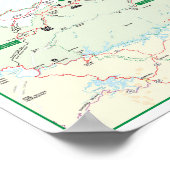 Nationaal Park Maart van het Grote Smoky Poster (Hoek)