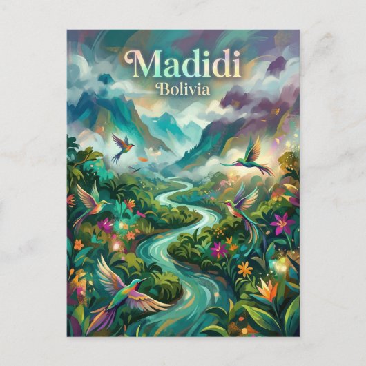 Nationaal park Madidi Bolivia Briefkaart (Voorkant)