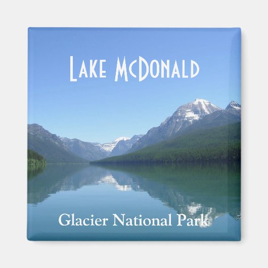 Nationaal Park Magnet Lake McDonald Glacier (Voorkant)