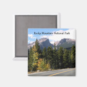 Nationaal park Magnet Rocky Mountain (Voorkant / Achterkant)