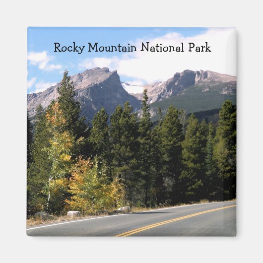 Nationaal park Magnet Rocky Mountain (Voorkant)