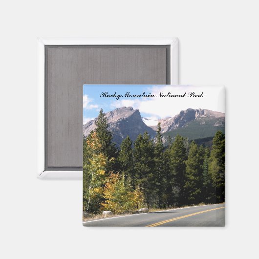 Nationaal park Magnet Rocky Mountain (Voorkant / Achterkant)