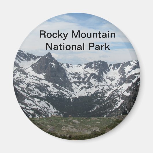 Nationaal park Magnet Rocky Mountain (Voorkant)