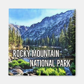 Nationaal park Magnet Rocky Mountain (Voorkant)
