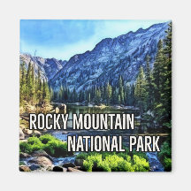 Nationaal park Magnet Rocky Mountain