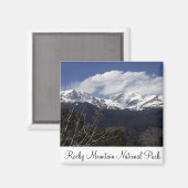 Nationaal park Magnet Rocky Mountain (Voorkant / Achterkant)