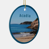 Nationaal park Maine Acadia Sand Beach Keramisch Ornament (Rechts)