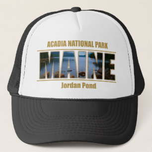 Nationaal park MAINE Afbeelding Font Acadia Trucker Pet