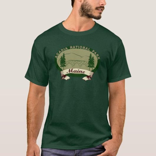 Nationaal park Maine's Acadia T-shirt (Voorkant)