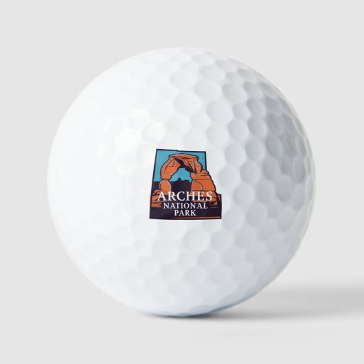Nationaal park Majestic Arches Golfballen (Voorkant)