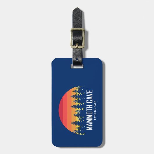 Nationaal park Mammoth Cave Bagagelabel (Voorkant verticaal)