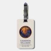 Nationaal park Mammoth Cave Bagagelabel (Achterkant verticaal)