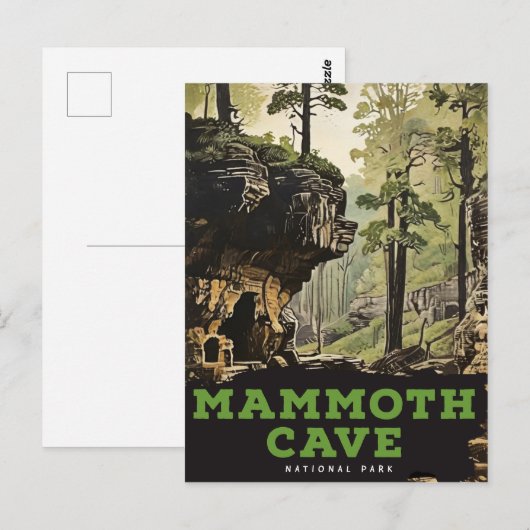 Nationaal park Mammoth Cave Briefkaart (Voorkant / Achterkant)