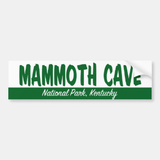 Nationaal park Mammoth Cave Bumpersticker