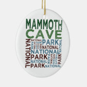 Nationaal park Mammoth Cave Keramisch Ornament (Rechts)