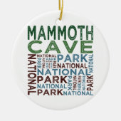 Nationaal park Mammoth Cave Keramisch Ornament (Voorkant)
