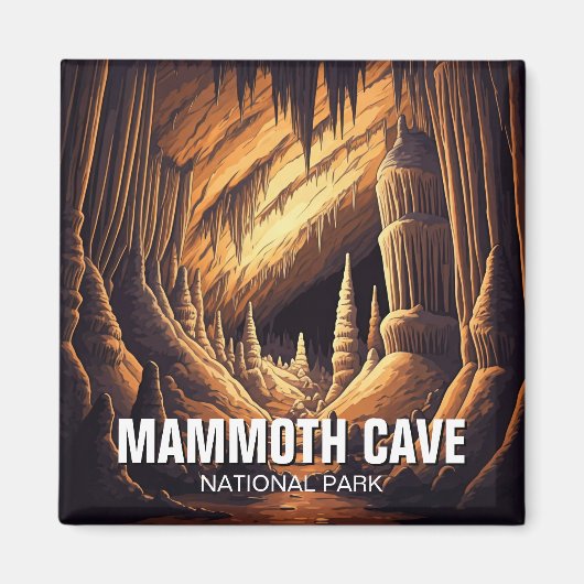 Nationaal park Mammoth Cave Magneet (Voorkant)