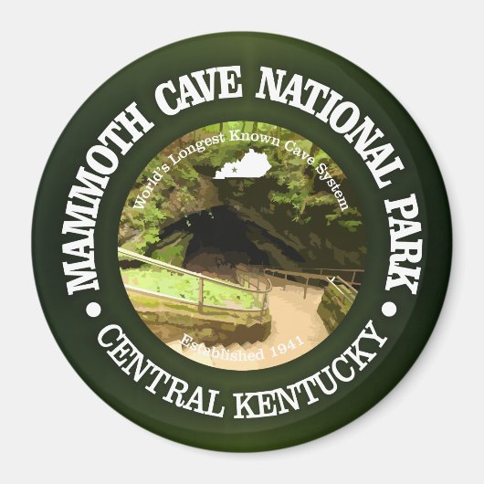 Nationaal park Mammoth Cave Magneet (Voorkant)