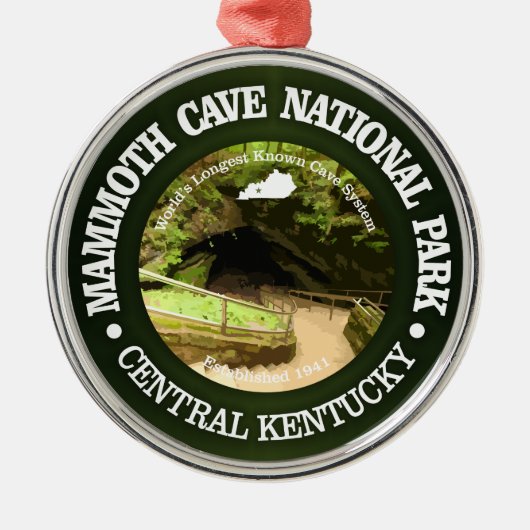 Nationaal park Mammoth Cave Metalen Ornament (Voorkant)