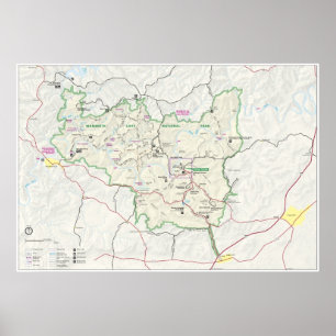 Nationaal park Mammoth Cave Poster