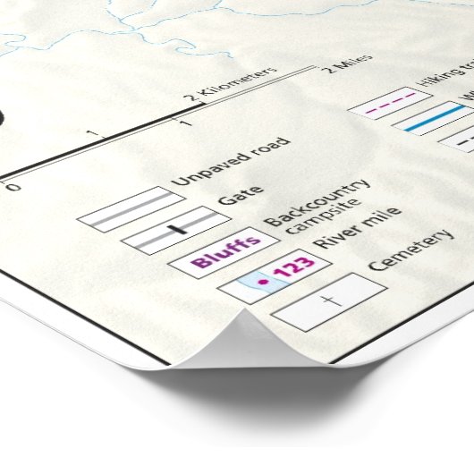 Nationaal park Mammoth Cave Poster (Hoek)