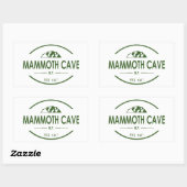 Nationaal park Mammoth Cave Rechthoekige Sticker (Vel)