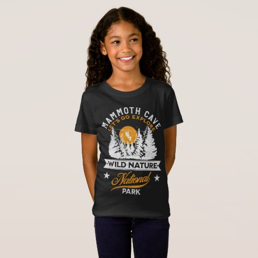 Nationaal park Mammoth Cave T-shirt (Voorkant volledig)