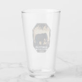 Nationaal park Mammoth Cave Wooly Mammoth Emblem Glas (Achterkant)