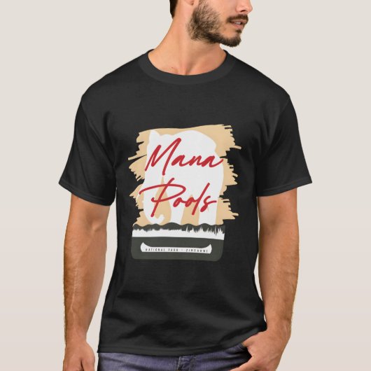 Nationaal park Mana Pools - Zimbabwe T-shirt (Voorkant)