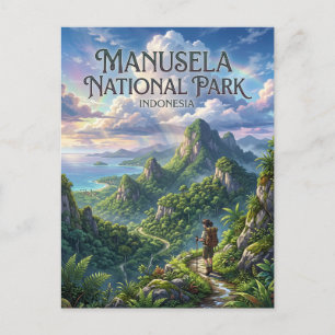 Nationaal park Manusela Indonesië Briefkaart