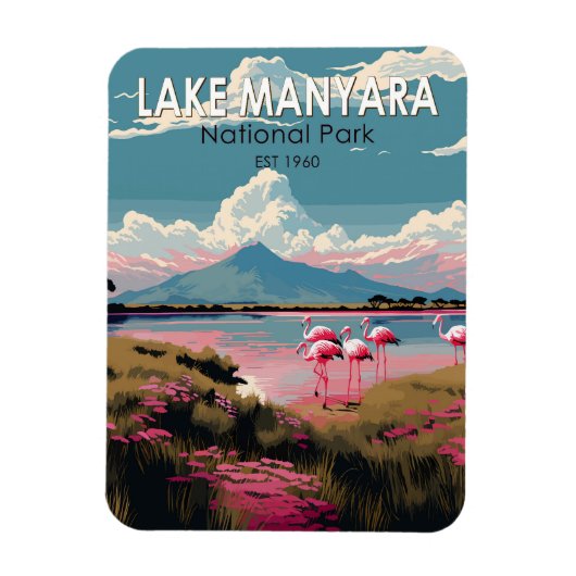 Nationaal Park Manyara Tanzania Reizen  Magneet (Verticaal)
