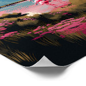 Nationaal Park Manyara Tanzania Reizen  Poster (Hoek)