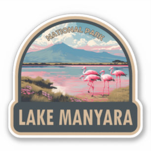Nationaal Park Manyara Tanzania Reizen  Sticker