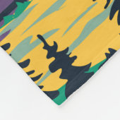 Nationaal park Mariposa Grove Cabin Retro Fleece Deken (Hoek)