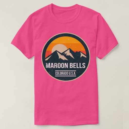 Nationaal Park Maroon Bells T-shirt (Design voorkant)
