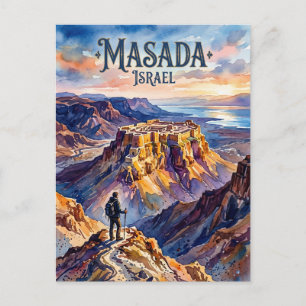 Nationaal park Masada Israël Briefkaart