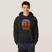 Nationaal park Mauna Kea Vintage Hawaii Volcanoes Hoodie (Voorkant volledig)