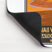 Nationaal park Mauna Kea Vintage Hawaii Volcanoes Muismat (Hoek)