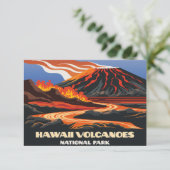 Nationaal park Mauna Loa Vintage Hawaii Volcanoes (Staand voorkant)