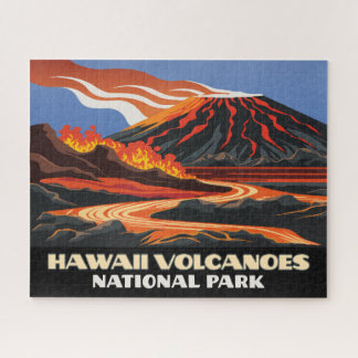 Nationaal park Mauna Loa Vintage Hawaii Volcanoes Legpuzzel