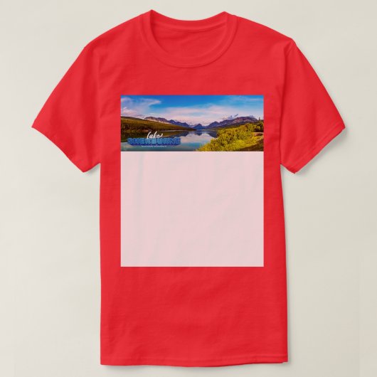Nationaal Park McDonald Glacier T-shirt (Design voorkant)