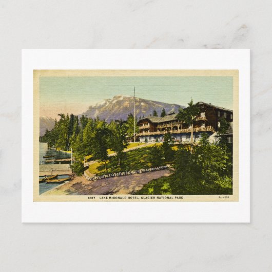 Nationaal Park McDonald Lodge Glacier Briefkaart (Voorkant)
