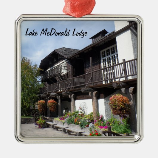 Nationaal park McDonald Lodge-Glacier Metalen Ornament (Voorkant)