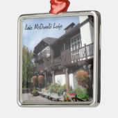 Nationaal park McDonald Lodge-Glacier Metalen Ornament (Links)